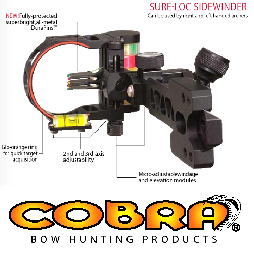     COBRA Sure-Loc Sidwinder (C-561BLK).